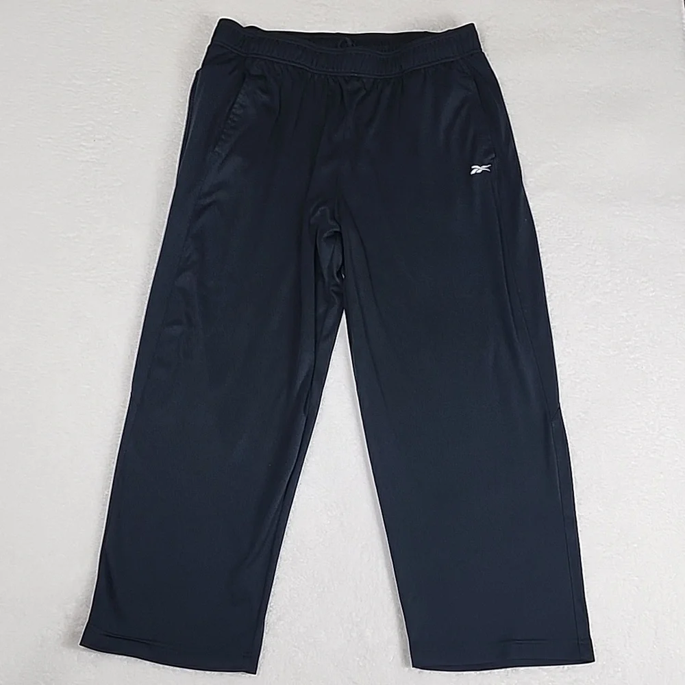 Reebok Performance Black Track Pants With Pockets